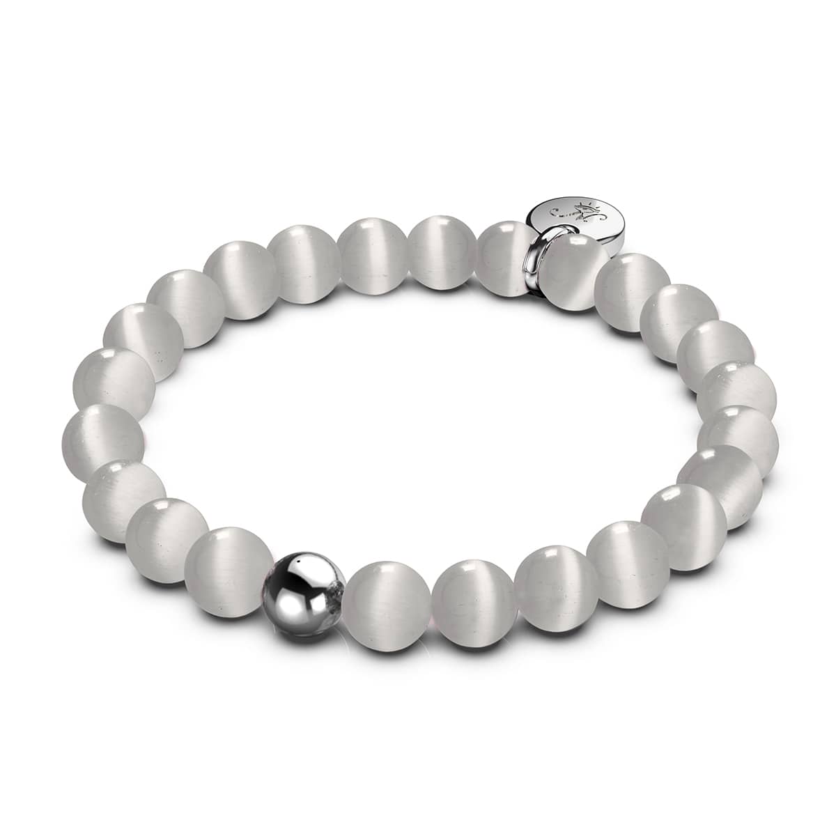 Tempête de velours | Argent sterling 925 | Bracelet en verre du Cheshire
